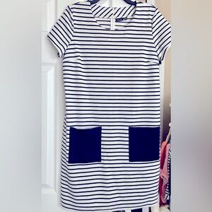 Ladies Esmara White w Black Stripes